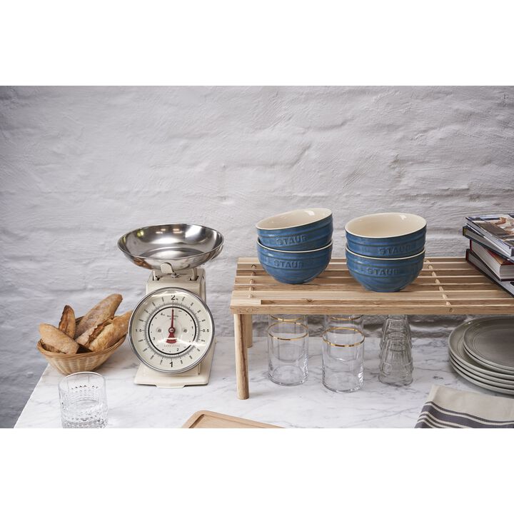 Ceramique, Schüssel Set 14 cm / 4-tlg, Antik-Türkis, Keramik, large 2