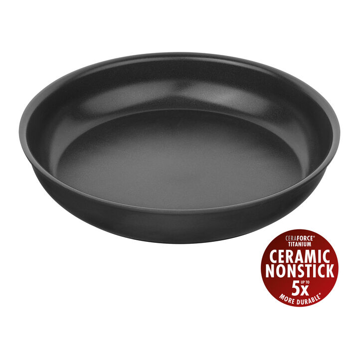 Unlock, Stegepande 28 cm, Aluminium, Sort, large 1