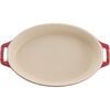 Ceramic - Oval Baking Dishes/ Gratins, 2-pc, Baking Dish Set, Cherry, small 4