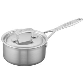 Demeyere Industry, 1.5 qt Saucepan with Lid, 18/10 Stainless Steel 