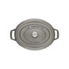 Cast Iron - Oval Cocottes, 1.1 qt, Oval, Cocotte, Graphite Grey, small 2