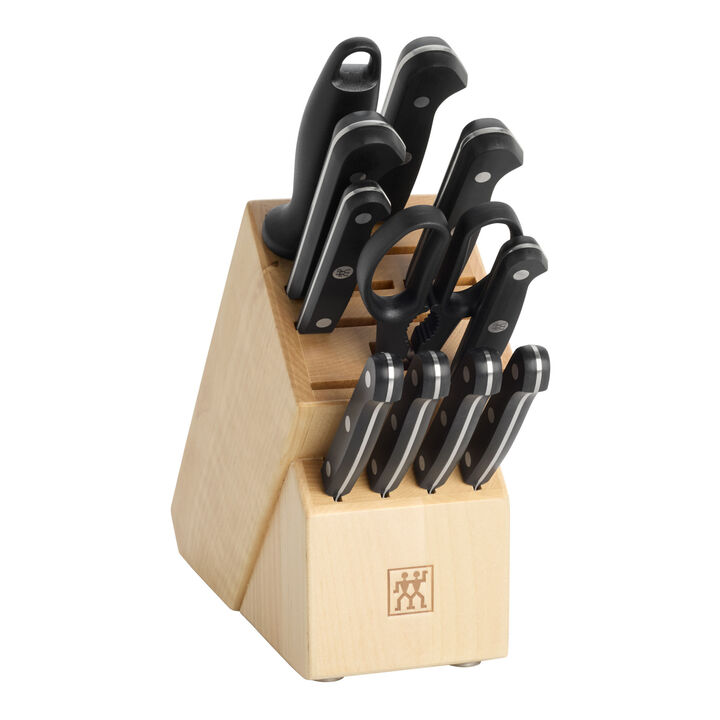 Gourmet, 12-pc, Knife block set, natural, large 1