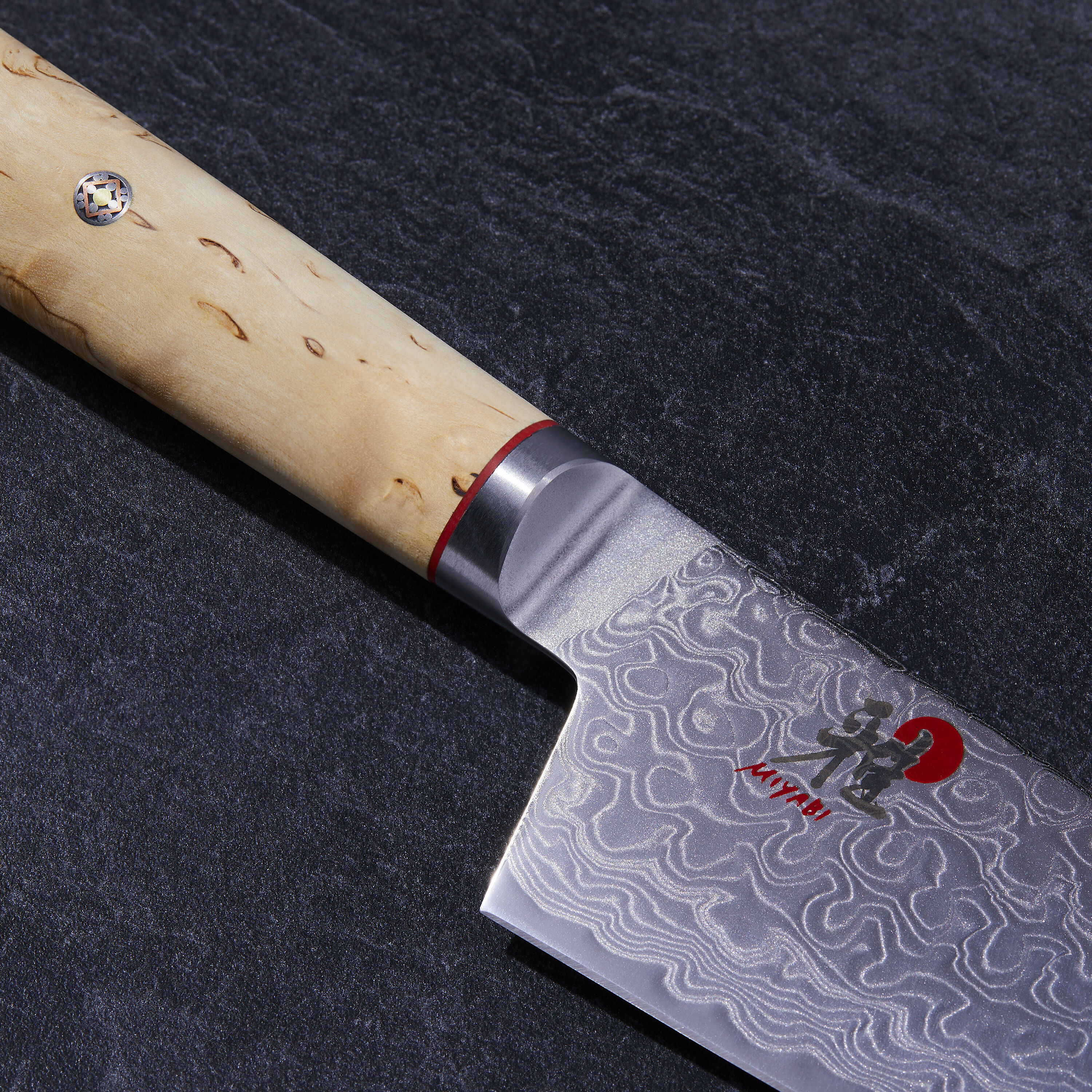 Thumbnail - MIYABI BIRCHWOOD 5000MCD Rocking Santoku 18 cm, Glattschliff
