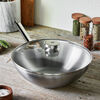 30 cm 18/10 Stainless Steel Wok,,large