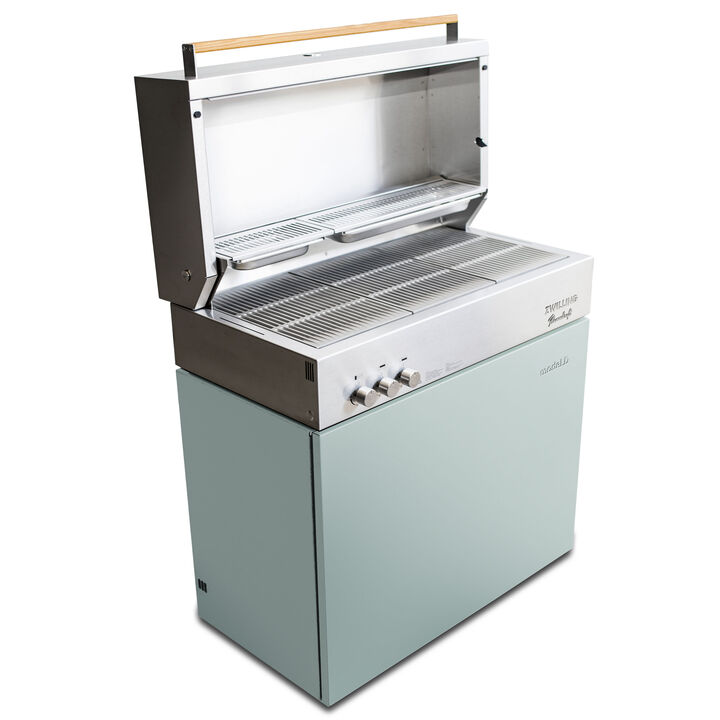 Flammkraft Model D, Natural gas grill, pool, large 2