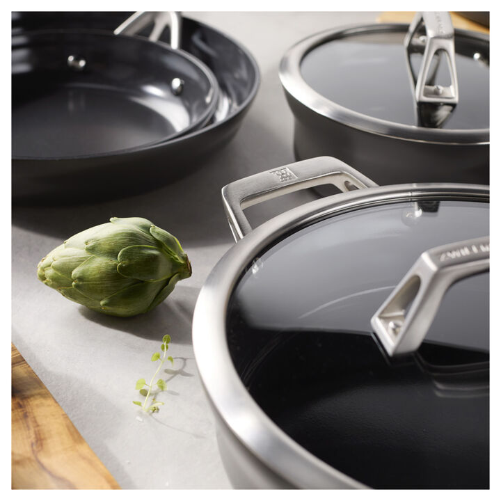 Motion Ceramic, 10-pc, Hard Anodized Ceramic Nonstick Cookware Set, large 4