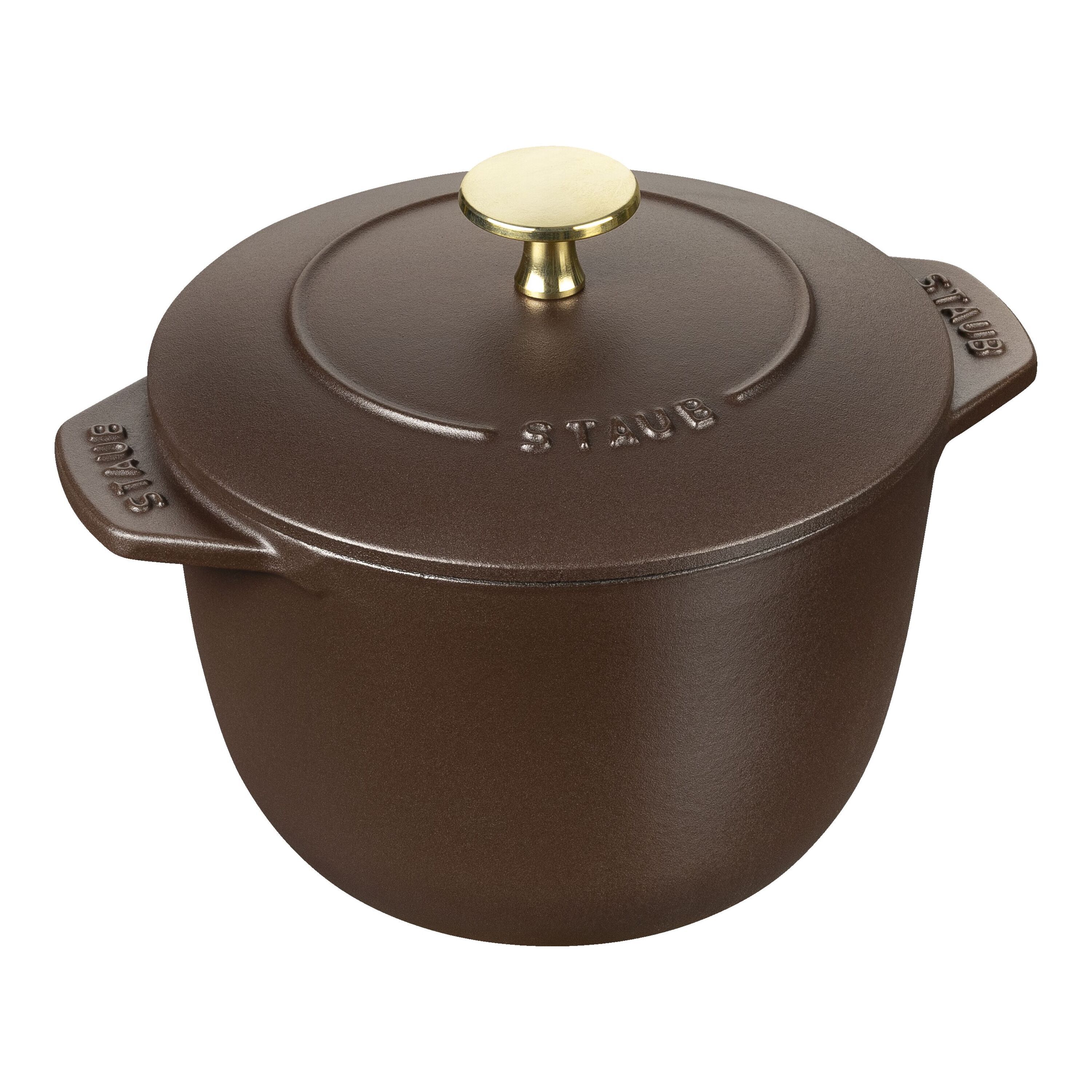 Staub La Cocotte Reis-Cocotte 16 cm, rund, Chocolate, Gusseisen
