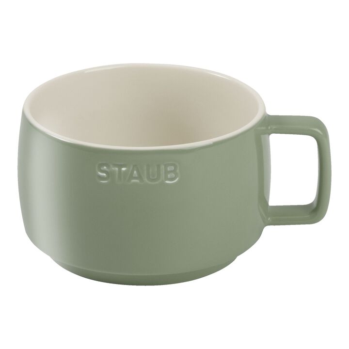 Ceramique, 500 ml ceramic Mug eucalyptus, large 1