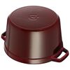 Cast Iron - Tall Cocottes, 5 qt, round, Tall Cocotte, grenadine, small 4