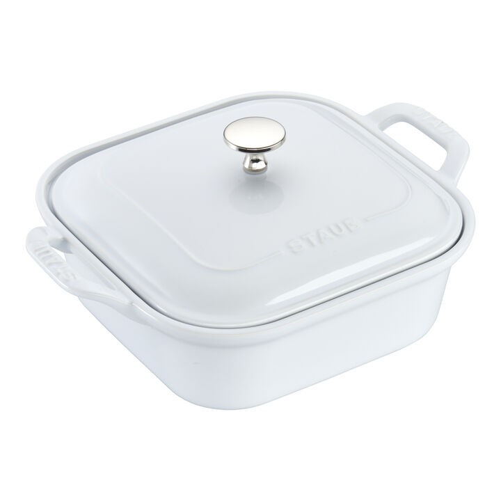 Ceramique, Mixed Baking Dish Set White 4 Piece, large 3