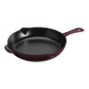 Pans, 26 cm / 10 inch cast iron Frying pan, grenadine-red, small 1