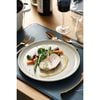 Dining Line, Tallrik plan 26 cm, Ceramic, White Truffle, small 3