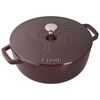 La Cocotte, 3.6 l cast iron round French oven with rooster drawing, grenadine-red, small 8