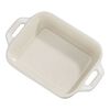Ceramique, 34 cm x 24 cm rectangular Ceramic Oven dish ivory-white, small 3