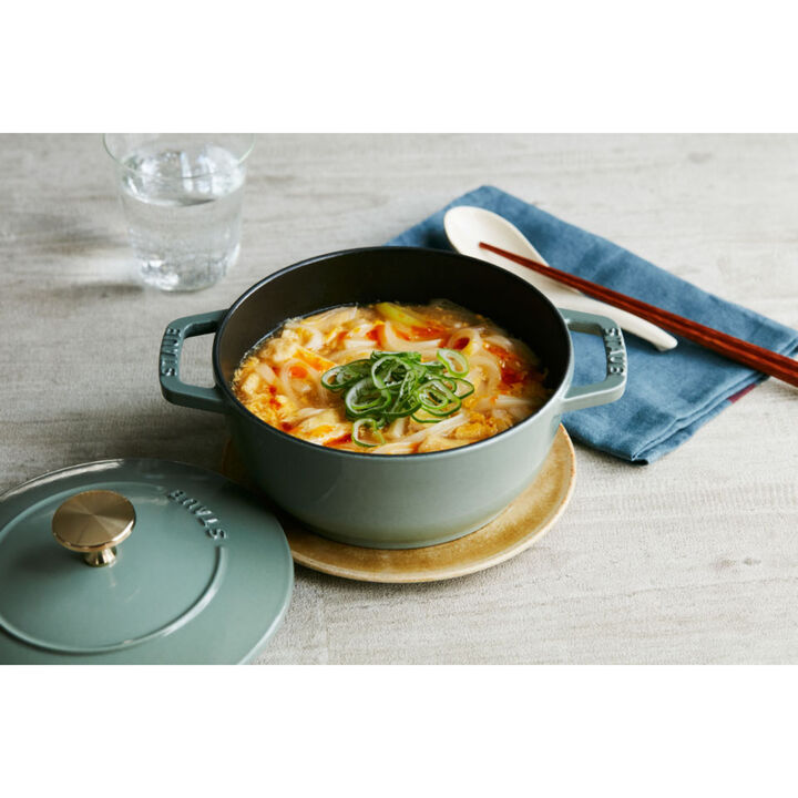 鋳物ホーロー鍋, Wa-NABE・フレンチオーブン 16 cm, 鋳鉄, large 2