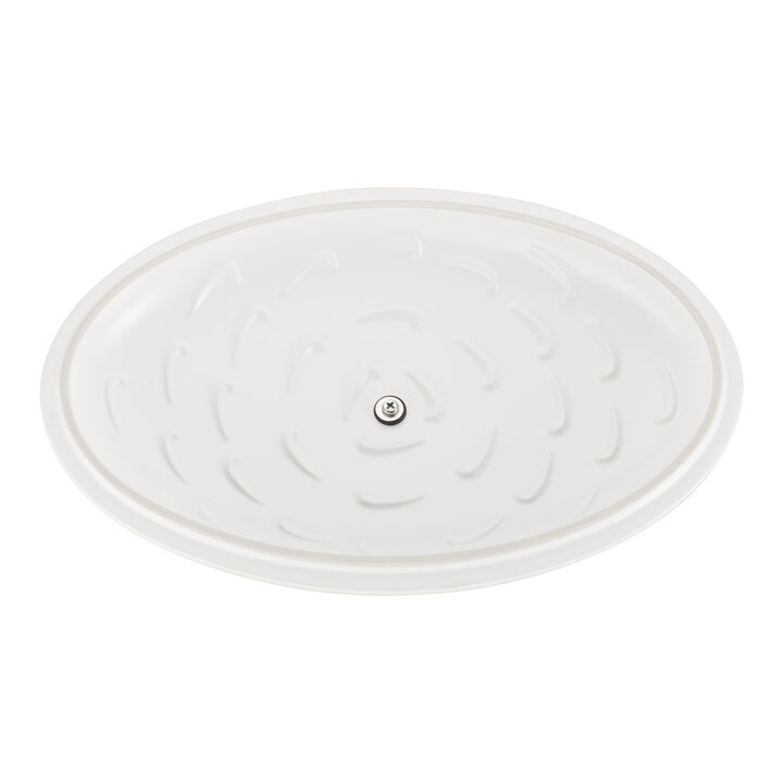 Ceramique,  ceramic Special shape bakeware, matte-white, large 4