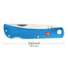 Outdoor, 3-inch, Landman Sodbuster Folding Pocket Knife, Blue Smooth Bone, small 5
