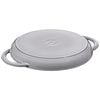 Grill Pans, 26 cm cast iron round Pure grill, graphite-grey, small 2