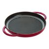 Cast Iron - Grill Pans, 10-inch, Round Double Handle Pure Grill, Grenadine, small 1