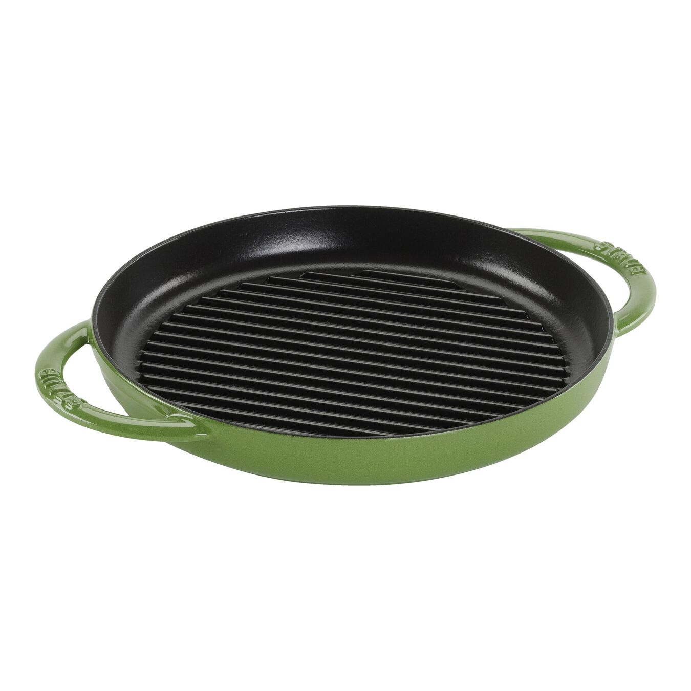 Staub Cast Iron Round Grill Pan Lime Green Official Zwilling Shop Cast iron pans and pots are exceptionally robust, suitable on any heat source and free. round grill pan lime green
