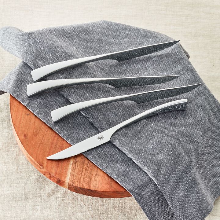 Flatware Accessories, 4-pc, Stainless Steel Bellasera Steak Knife Set, large 2