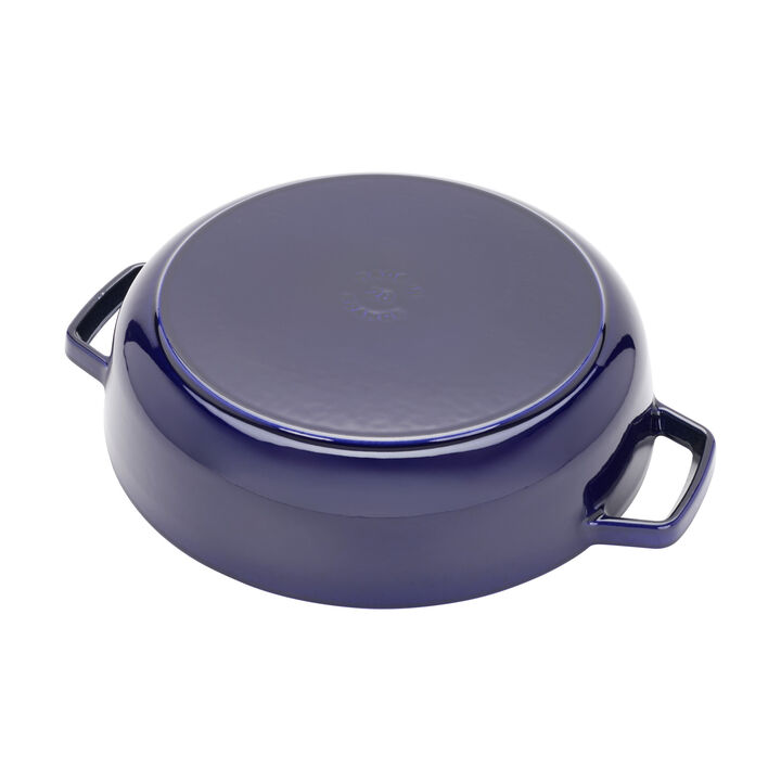 x Smitten Kitchen - Cast Iron, 4 qt, Braiser With Lid, Dark Blue, large 4