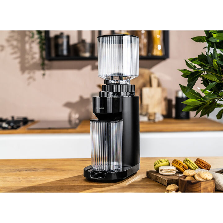 ENFINIGY, Set cafetière & broyeur, 2-pcs, noir, large 2