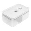 Lunch box sottovuoto L, plastica, semi transparente-grigio,,large