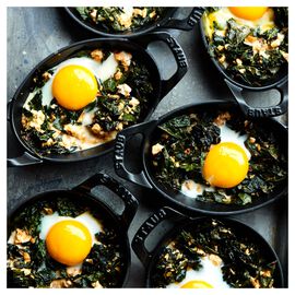 6-inch, Oval, Mini Gratin Baking Dish, Black Matte