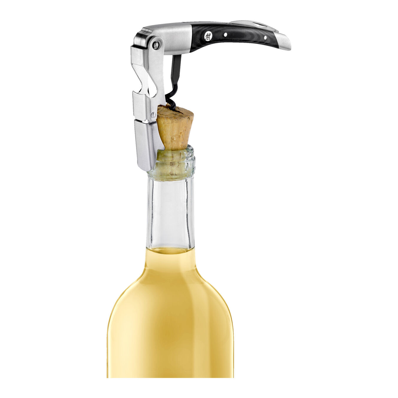 ZWILLING Sommelier Accessories 18/10 Stainless Steel, Classic Waiter's Corkscrew with Micarta