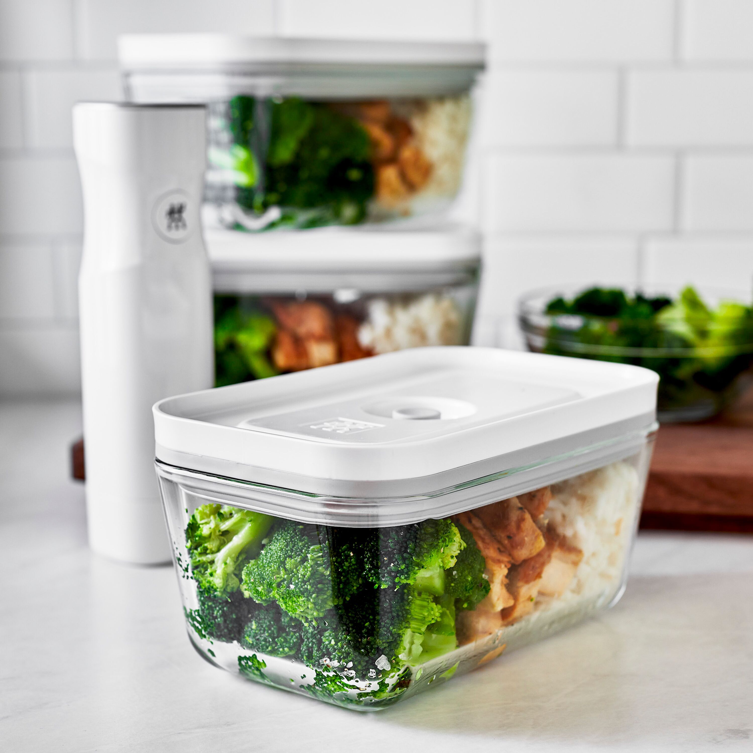 ZWILLING Fresh &amp; Save Vacuümdoos M, Glas, Grijs - Fresh &amp; Save - ZWILLING