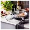 Industry 5, 28 cm 18/10 Stainless Steel Frying pan with glass lid silver, small 2