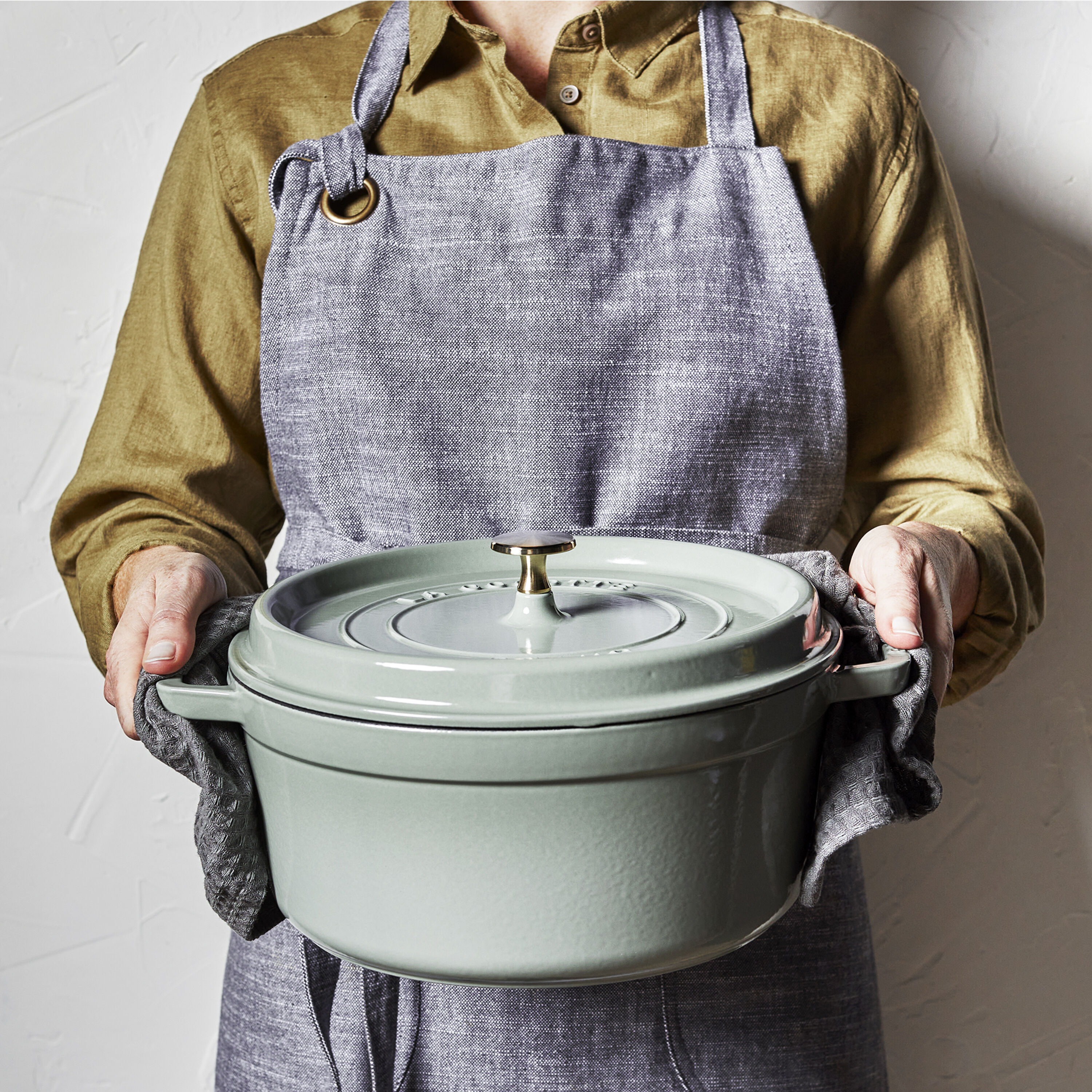 Staub La Cocotte Cocotte 28 cm / 6,75 l, Rond, eucalyptus - La Cocotte - Staub