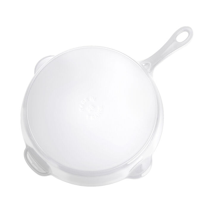 Cast Iron, 11-inch, Traditional Deep Skillet, Pure-white, large 4