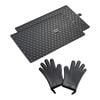 BBQ+, 3-pc Mat And Gloves Set, Silicone , small 1