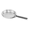 Milano Stainless Steel, Padella - 20 cm, acciaio inox, nero, small 1
