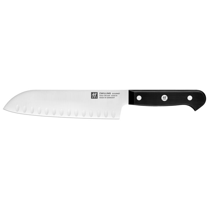 Gourmet, 7-inch, Hollow Edge Santoku Knife, large 1