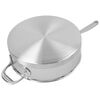 Atlantis 7, 28 cm round 18/10 Stainless Steel Saute pan with lid silver, small 6