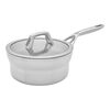 Motion Stainless Steel, 2.5 qt, Stainless Steel, Sauce Pan With Lid, small 1
