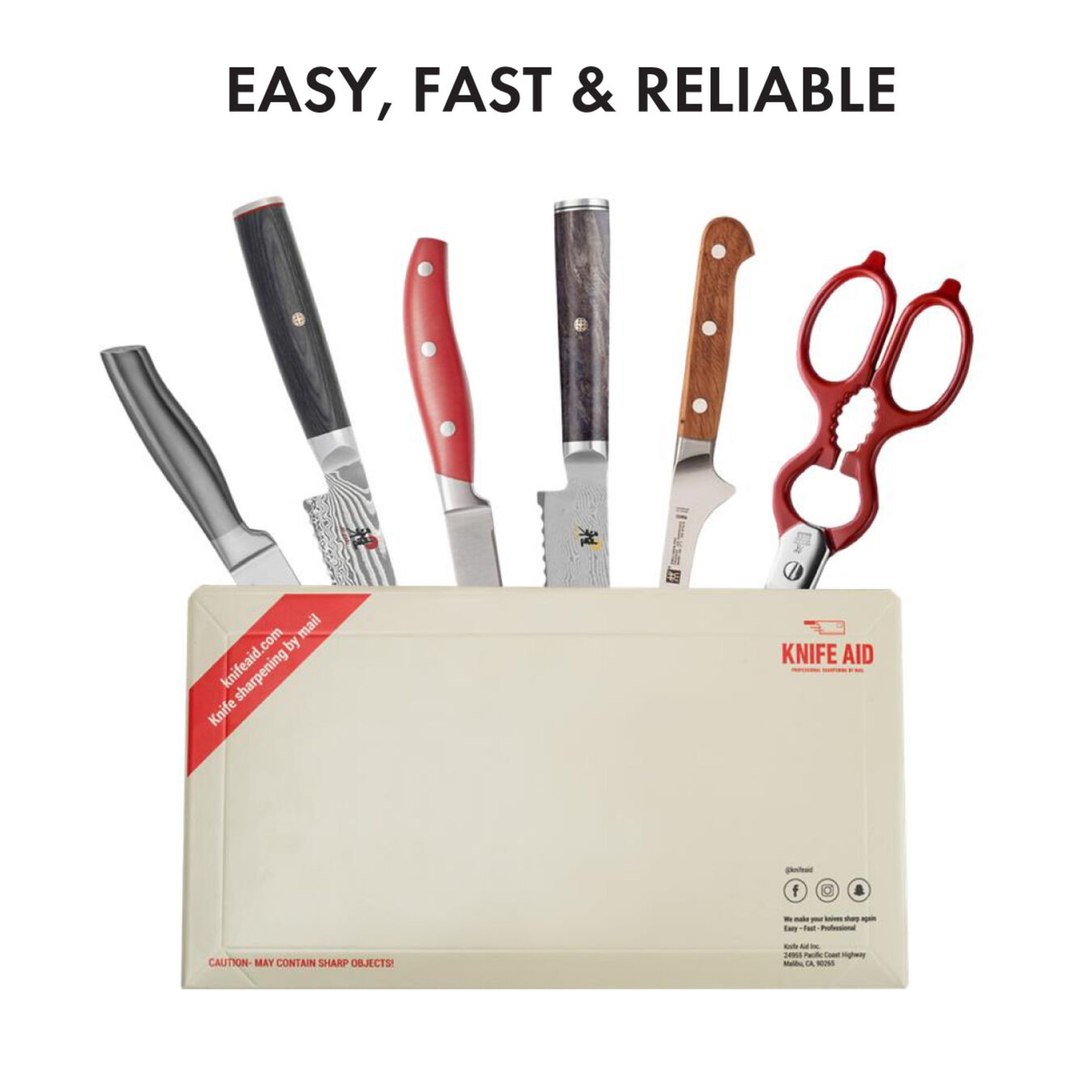 Knife Aid Professional knife sharpening by mail, 4 knives,,large 3
