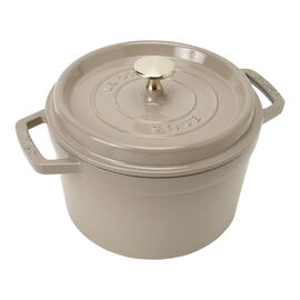 グランドココット 20 cm, ラウンド, リネン, 鋳鉄