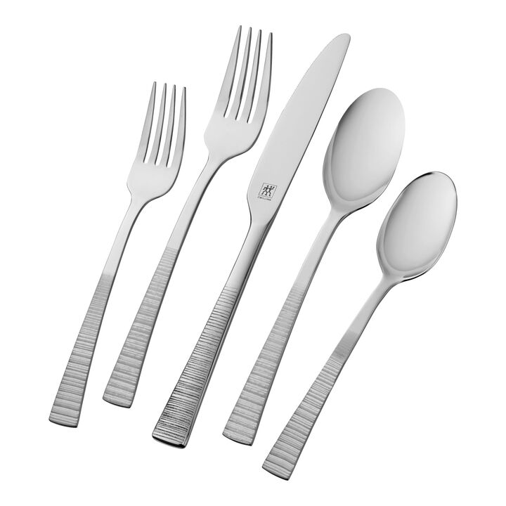 Kingwood, 20-pc Flatware Set, 18/10 Stainless Steel , large 1