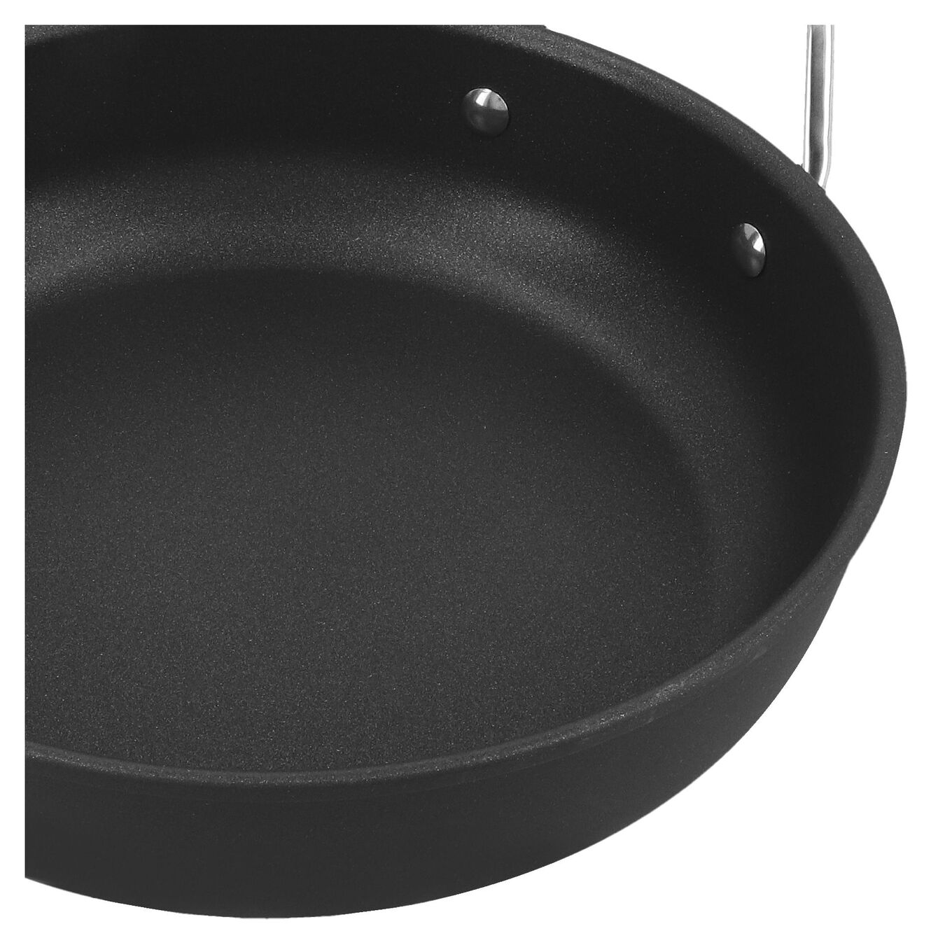 24 cm Aluminum Frying pan high-sided silver-black,,large 2