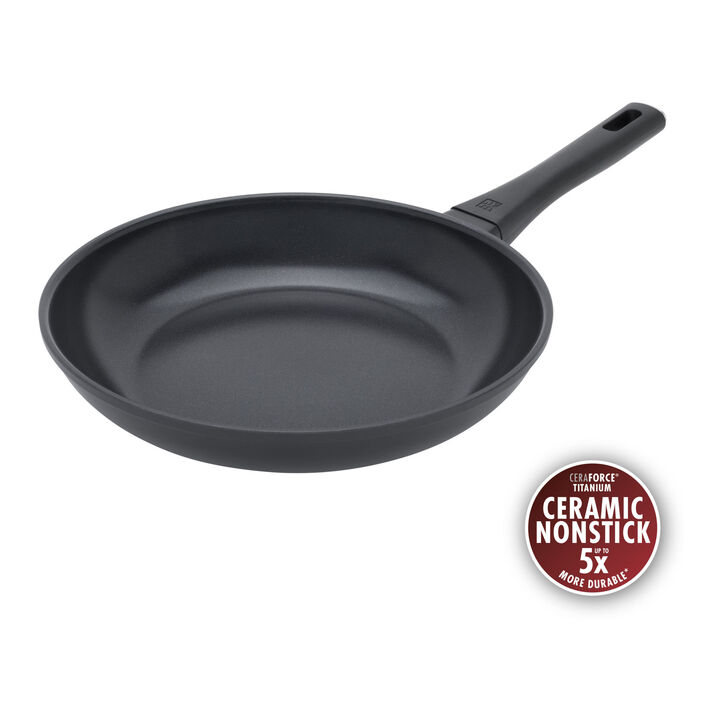 Madura Plus, Aluminum Fry Pan, 10 inch, aluminum, Titanium-reinforced ceramic non-stick coating, large 1