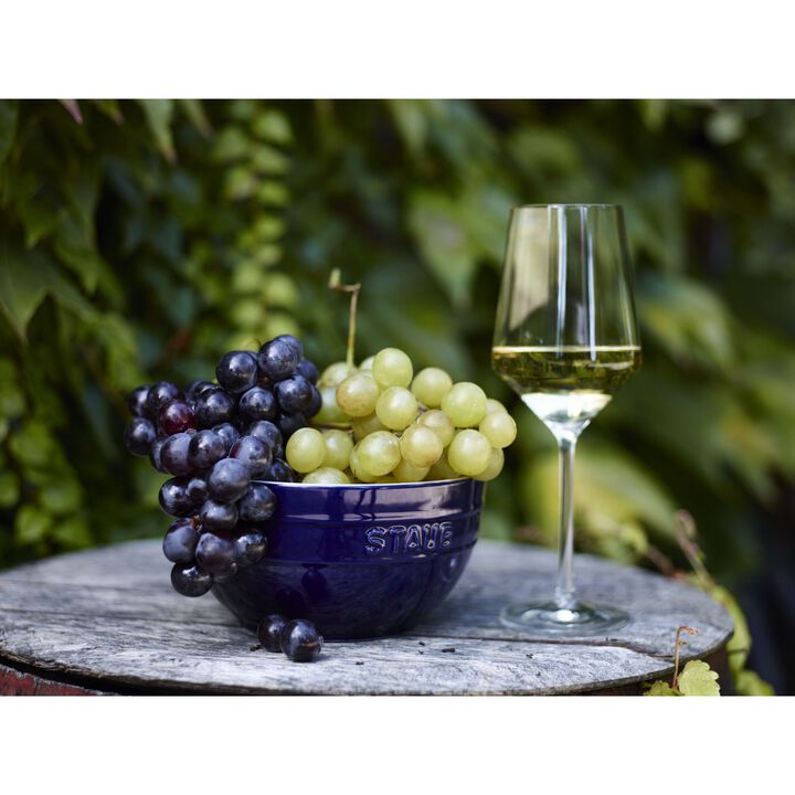 Ceramique, Schüssel 12 cm, rund, Dunkelblau, Keramik, large 2