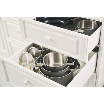 Tencere ve Tava Seti, 5-parça, 18/10 Paslanmaz Çelik,,large 3