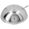 Industry 5, 12-inch, 18/10 Stainless Steel, Flat Bottom Wok, silver, small 2