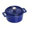 La Cocotte, 250 ml cast iron round Mini cocotte, dark-blue, small 2