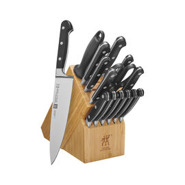 ZWILLING Professional S, 16-pc, Knife block set, brown