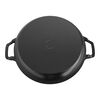 Cast Iron, 3.5 qt, Braiser With Glass Lid, Matte Black, small 7